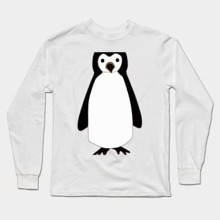 Cute Penguin Drawing Long Sleeve T-Shirt